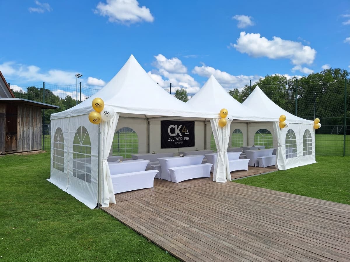 Pagodenzelt 5x15 – Bild 1