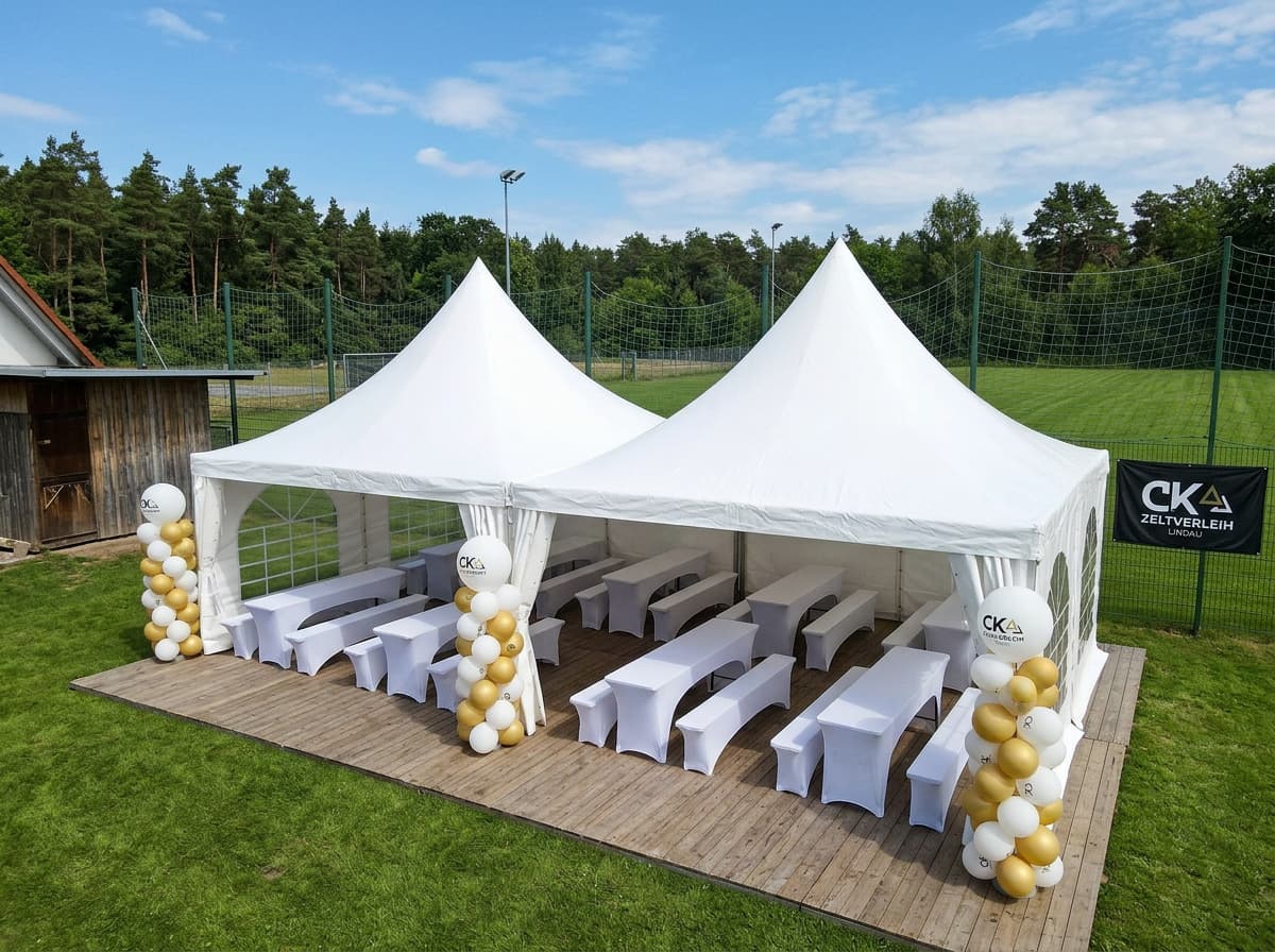 Pagodenzelt 5x10 – Bild 1